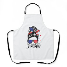 Happy labour day US flag All-Over Print Apron