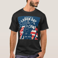 Happy Labour Day USA 2035 T-Shirt – Patriotic