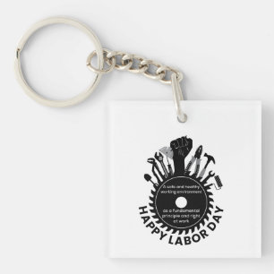 Happy Labour Day Weekend 2023 Key Ring