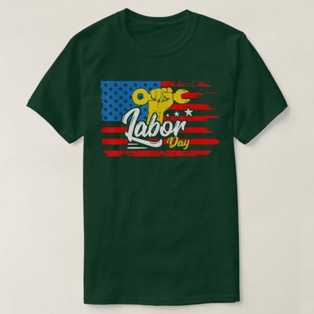 Happy Labours Day For All Workers Labour Labours D T-Shirt (Design Front)