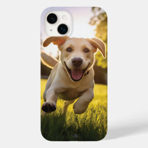 Happy Labrador Puppy Running  Case-Mate iPhone 14 Plus Case