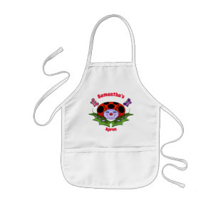 Happy Ladybug Children's Apron