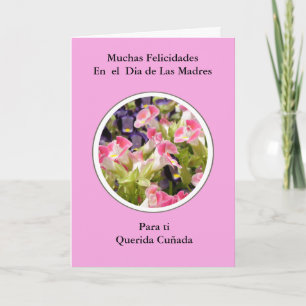 Happy Las Madres Cuñada Day Card