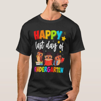 Happy Last Day Of Kindergarten Teacher Student Boy T-Shirt
