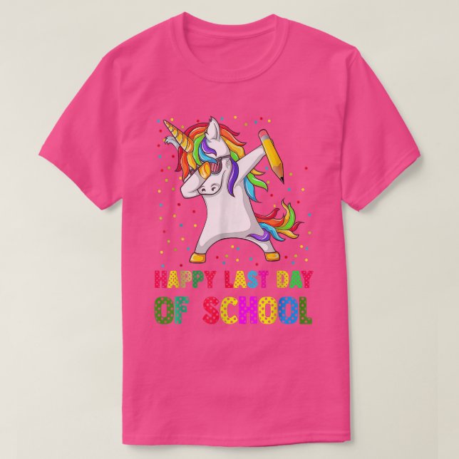 Happy Last Day Of School 2022 Teacher Student Cute T-Shirt (Design Front)