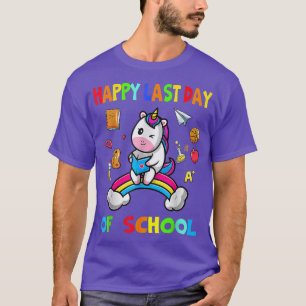 Happy Last Day Of School 2022 Teacher Student Cute T-Shirt