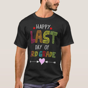 Happy Last Day Of School 3rd Grade Student Summer T-Shirt