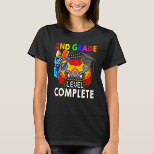 Happy Last Day Of School Gaming 2nd Grade Level Co T-Shirt