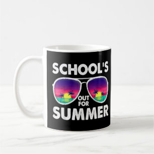 Happy Last Day Of School  Hello Summer Teacher Stu Coffee Mug