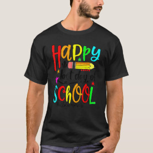 Happy Last Day Of School  Hello Summer Teacher Stu T-Shirt