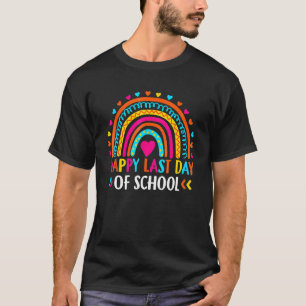 Happy Last Day Of School Kids Teacher Student Grad T-Shirt