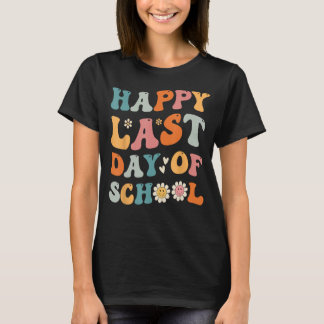 Happy Last Day Of School Kids Teacher Student Grad T-Shirt