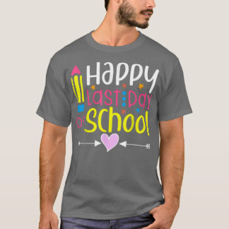 Happy Last Day Of School Kindergarten Teacher Off  T-Shirt