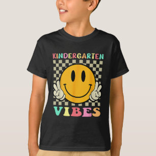 Happy Last Day Of School Kindergarten Vibes Teache T-Shirt