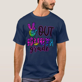 Happy Last day of school Summer Break Peace out 4t T-Shirt