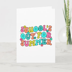 Happy Last Day Of School Summer Student Card