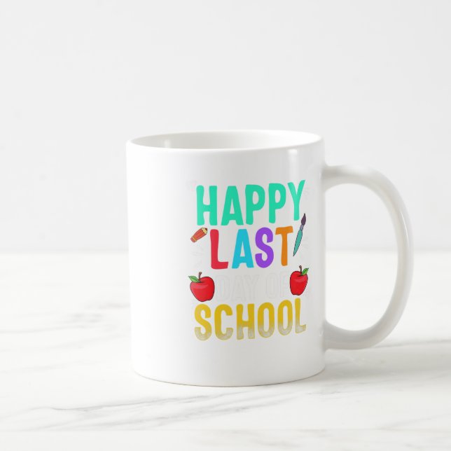 Happy Last Day Of School Teacher Appreciation Stud Coffee Mug (Right)