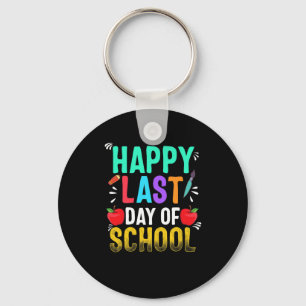 Happy Last Day Of School Teacher Appreciation Stud Key Ring