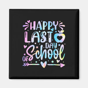 Happy Last Day Of School Teacher Graduation Kids 3 Magnet