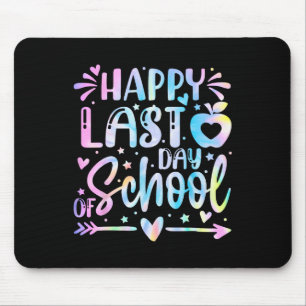 Happy Last Day Of School Teacher Graduation Kids 3 Mouse Pad