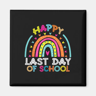Happy Last Day Of School Teacher Kids Graduation R Magnet