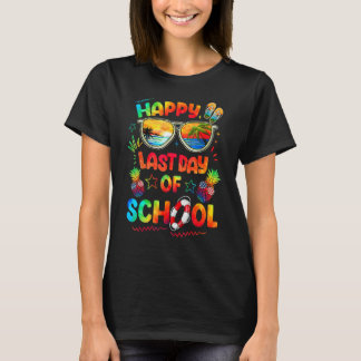 Happy Last Day of School Teachers End of Year Stu T-Shirt