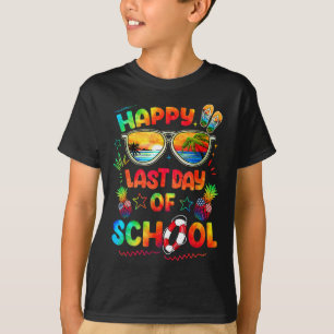 Happy Last Day Of School Teachers End Of Year Stud T-Shirt