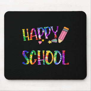 Happy Last Day Of School Tie Dye Graduation Teache Mouse Pad