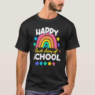 Happy Last Day Of School Tie Dye Students And Teac T-Shirt