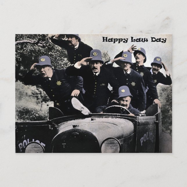 Happy Law Day Postcard (Front)
