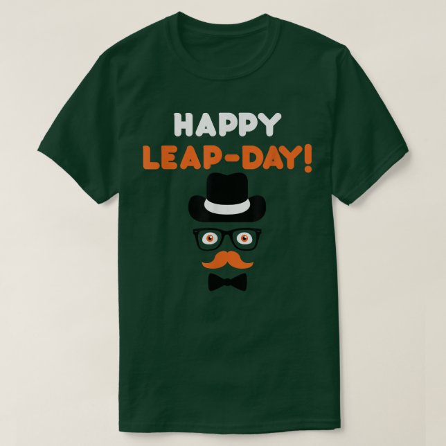 Happy Leap Day February 29th 2016 Funny  T-Shirt (Design Front)