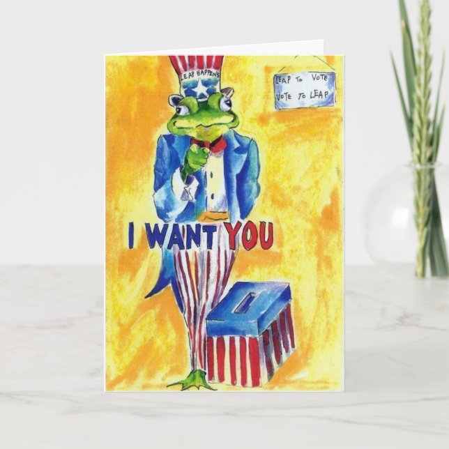 HAPPY LEAP YEAR CARD (Front)