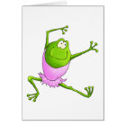 Happy Leaping Ballet Frog