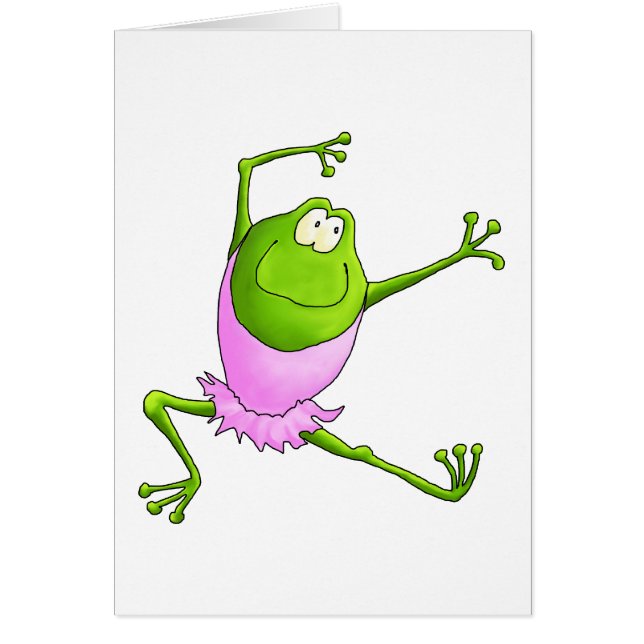 Happy Leaping Ballet Frog (Front)