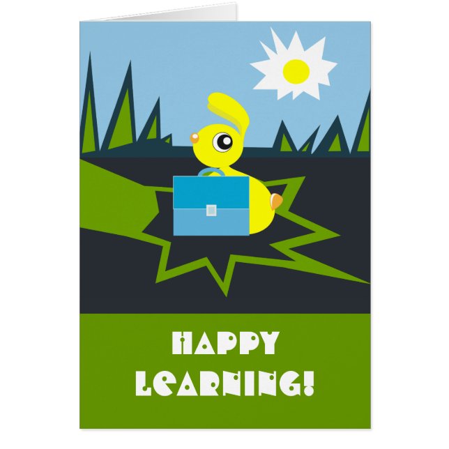 Happy Learning Card (Front)