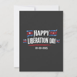 Happy Liberation Day 2025 Trump America Invitation