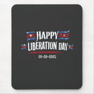 Happy Liberation Day 2025 Trump America Mouse Pad