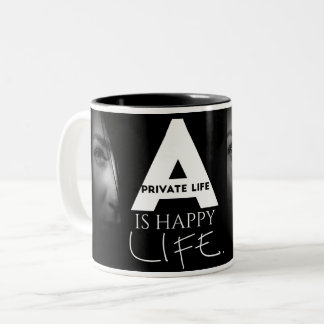 Happy life funny quote Mug photo mugs sayings