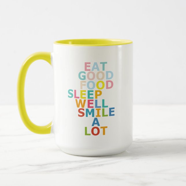 Happy life mug (Left)