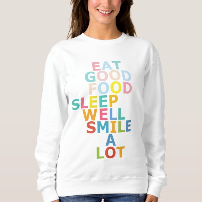 Happy life sweatshirt (Front)