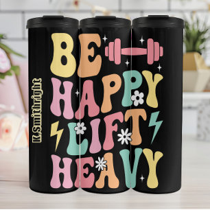 Happy Lift Heavy Colorful Graphic Thermal Tumbler