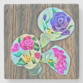 Happy Lilys Stone Coaster