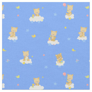 Happy Little Bear Fabric