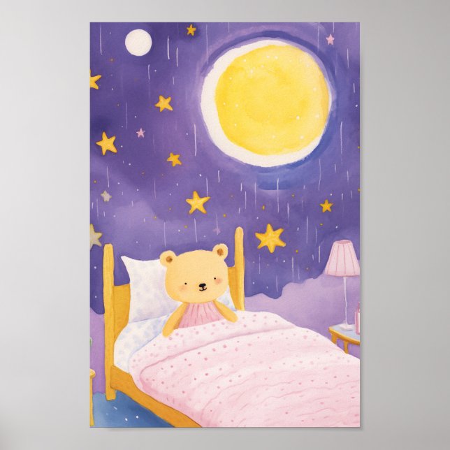 Happy Little Bear Poster (Front)