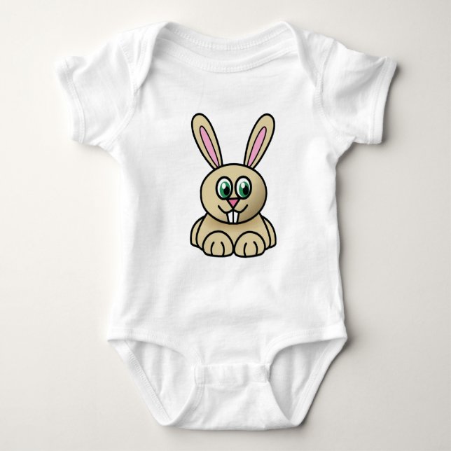Happy Little Bunny Baby Tee (Front)