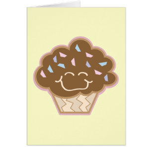 happy little chocolate cupcake