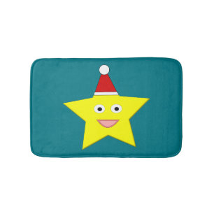 Happy Little Christmas Star Bath Mat
