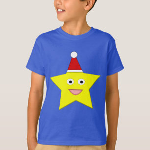 Happy Little Christmas Star Kids T Shirt