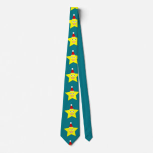 Happy Little Christmas Star Tie