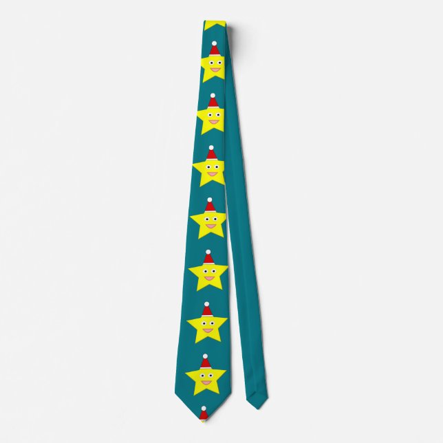 Happy Little Christmas Star Tie (Front)
